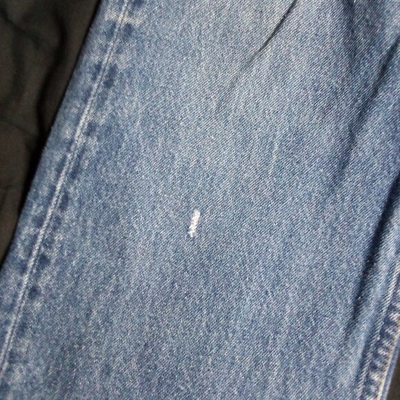 Vintage 80s Levi's 501 Preshrunk Denim Blue Jeans 34x36 - Picture 5 of 10